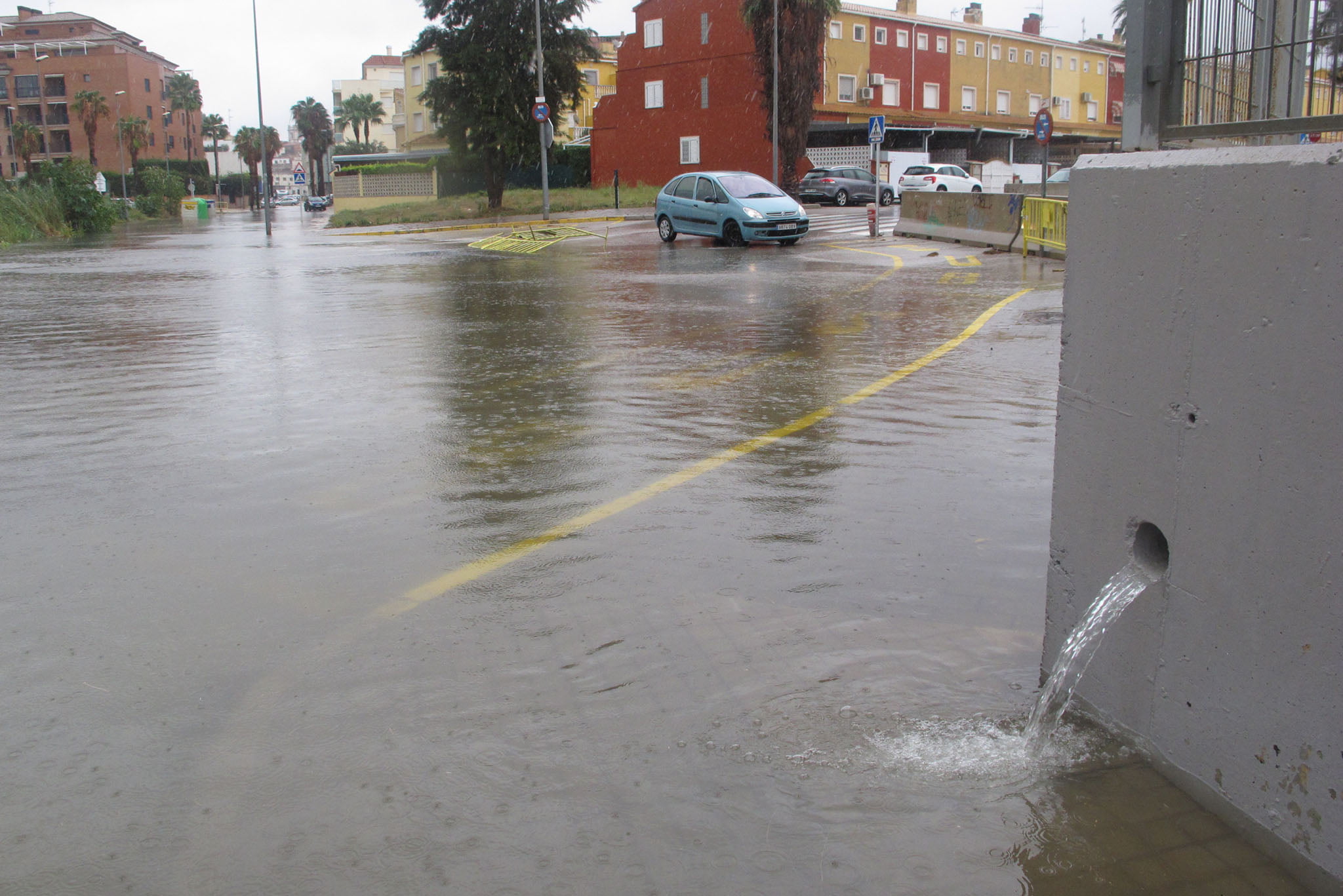 La fuerte lluvia inunda Dénia | Tino Calvo 03