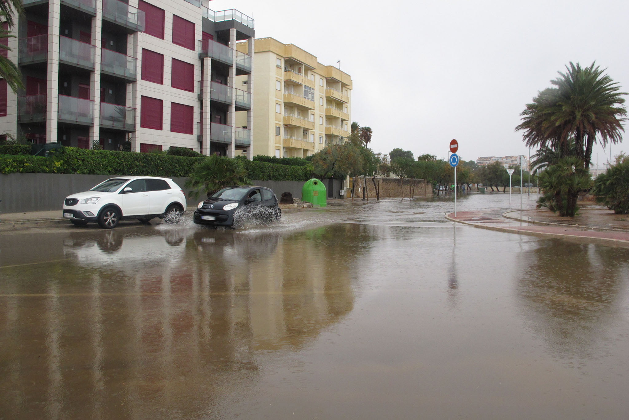 La fuerte lluvia inunda Dénia | Tino Calvo 09