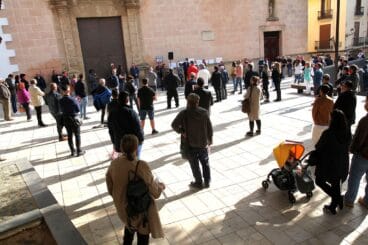 Manifestación de AEHTMA frente al ayuntamiento | Tino Calvo 05