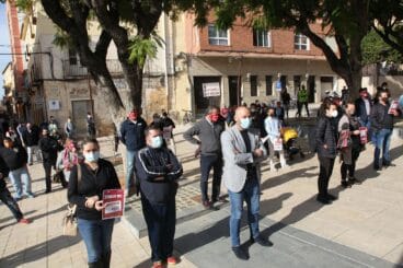 Manifestación de AEHTMA frente al ayuntamiento | Tino Calvo 10