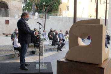 rafa carrio durante el homenaje a los sanitarios tino calvo