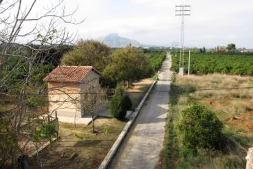 La Vía Verde de Dénia desde lo alto
