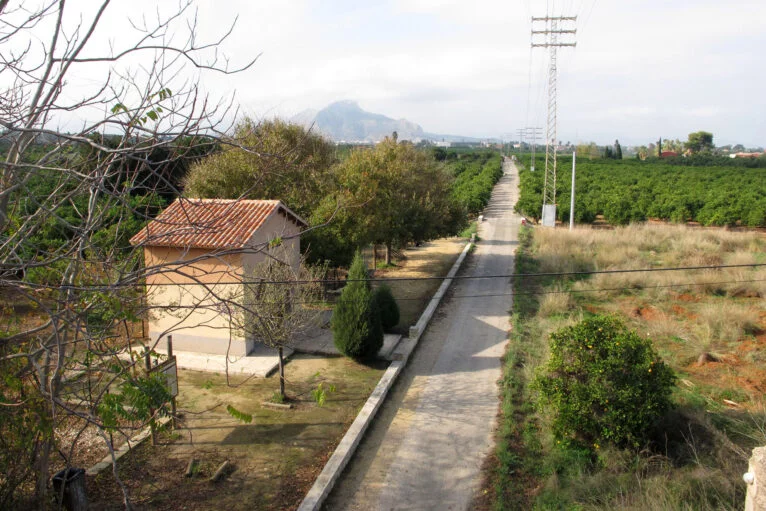 The Greenway of Dénia from the top