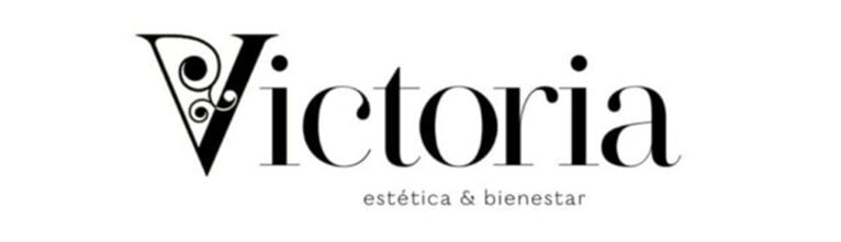 Logotipo de Victoria, estética y bienestar