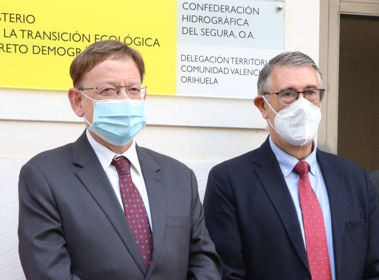 Ximo Puig durante su visita a Orihuela