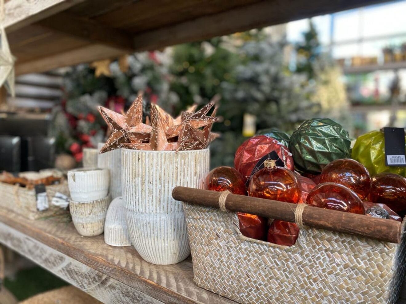 Adornos navideños en Dénia - Natura Garden