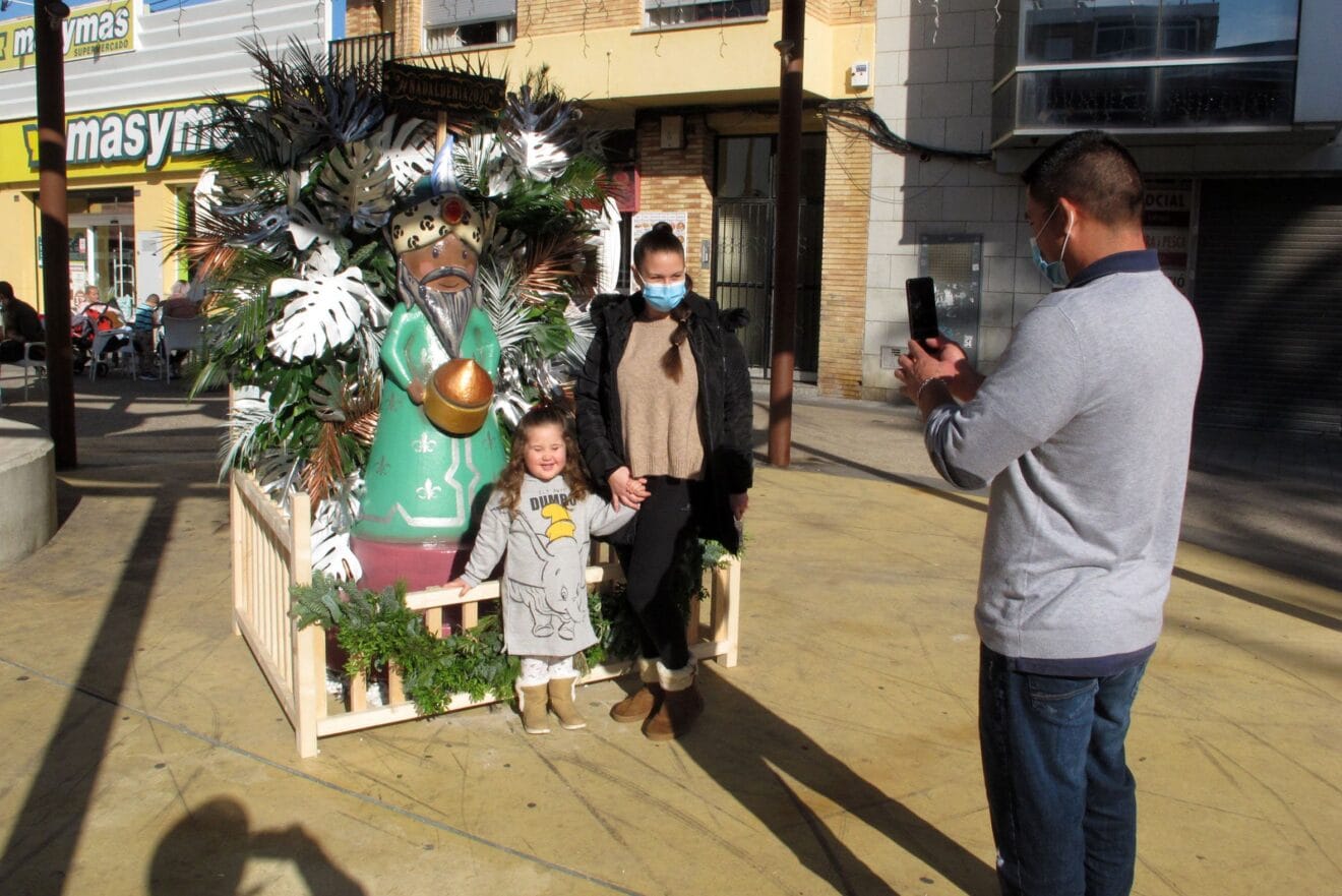 Ninot navideño en Archiduque Carlos