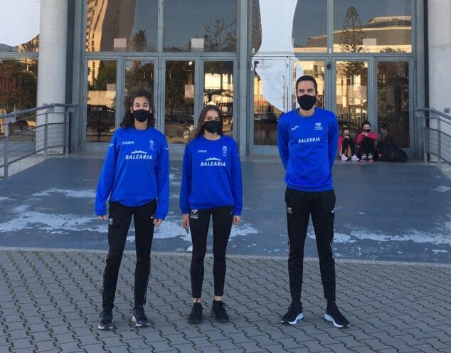 atletas del ca balearia dianium seleccionadas para las concentraciones de la facv