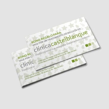 Bono regalo para esta Navidad de Clínica Estética Castelblanque