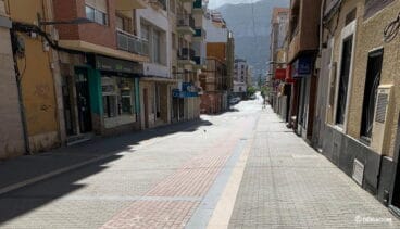 calle diana desierta por el confinamiento