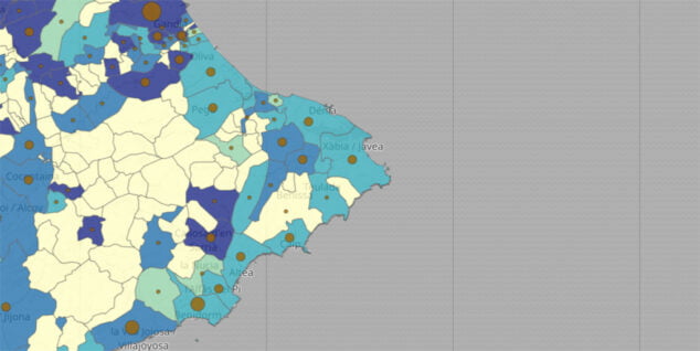 Imagen: Coronavirus por municipios en la actualización del 11 de diciembre