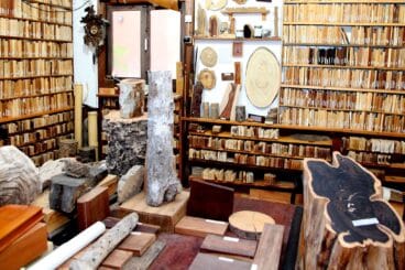 Interior de la xiloteca