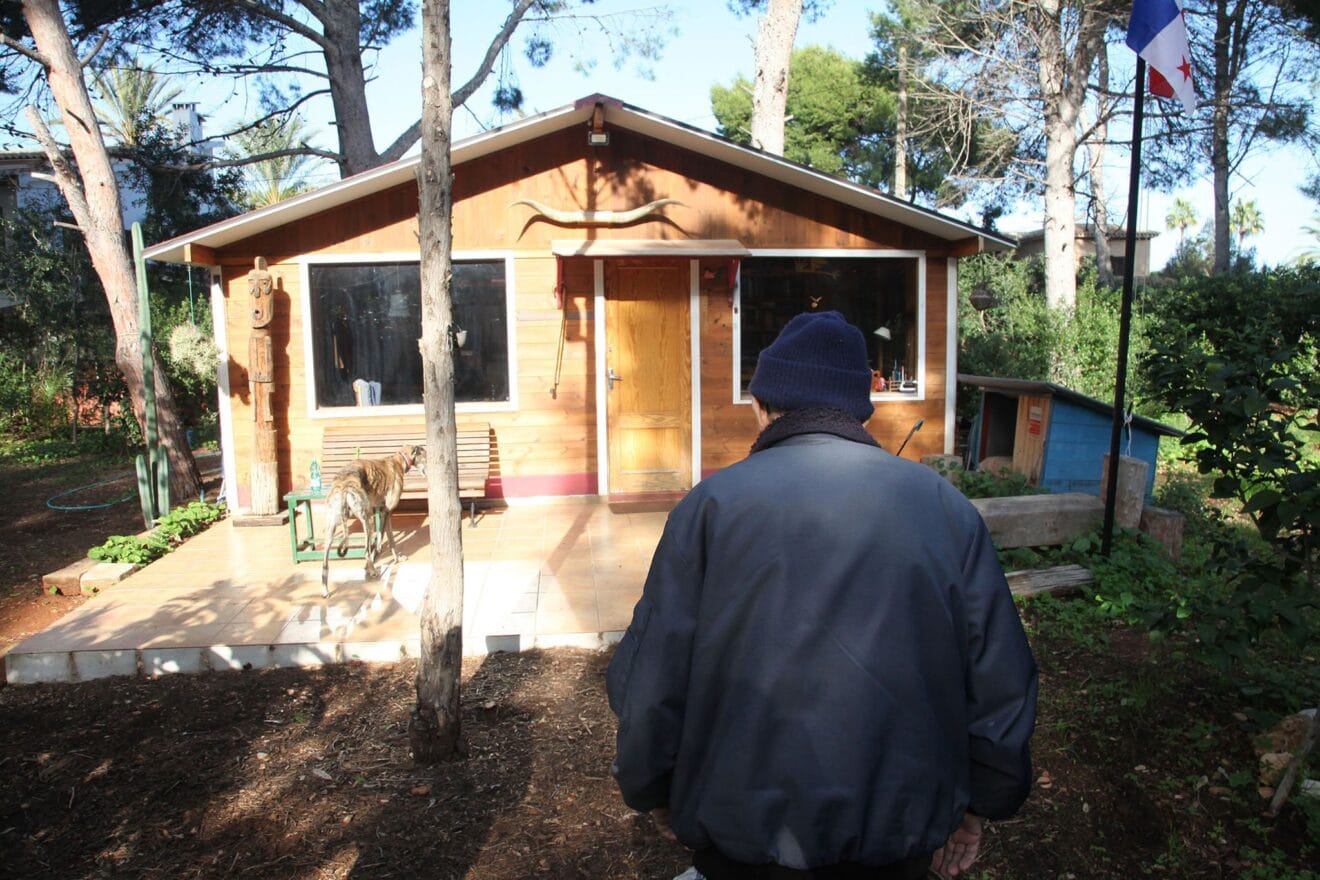 La casa de Manuel, a pocos metros de su xiloteca