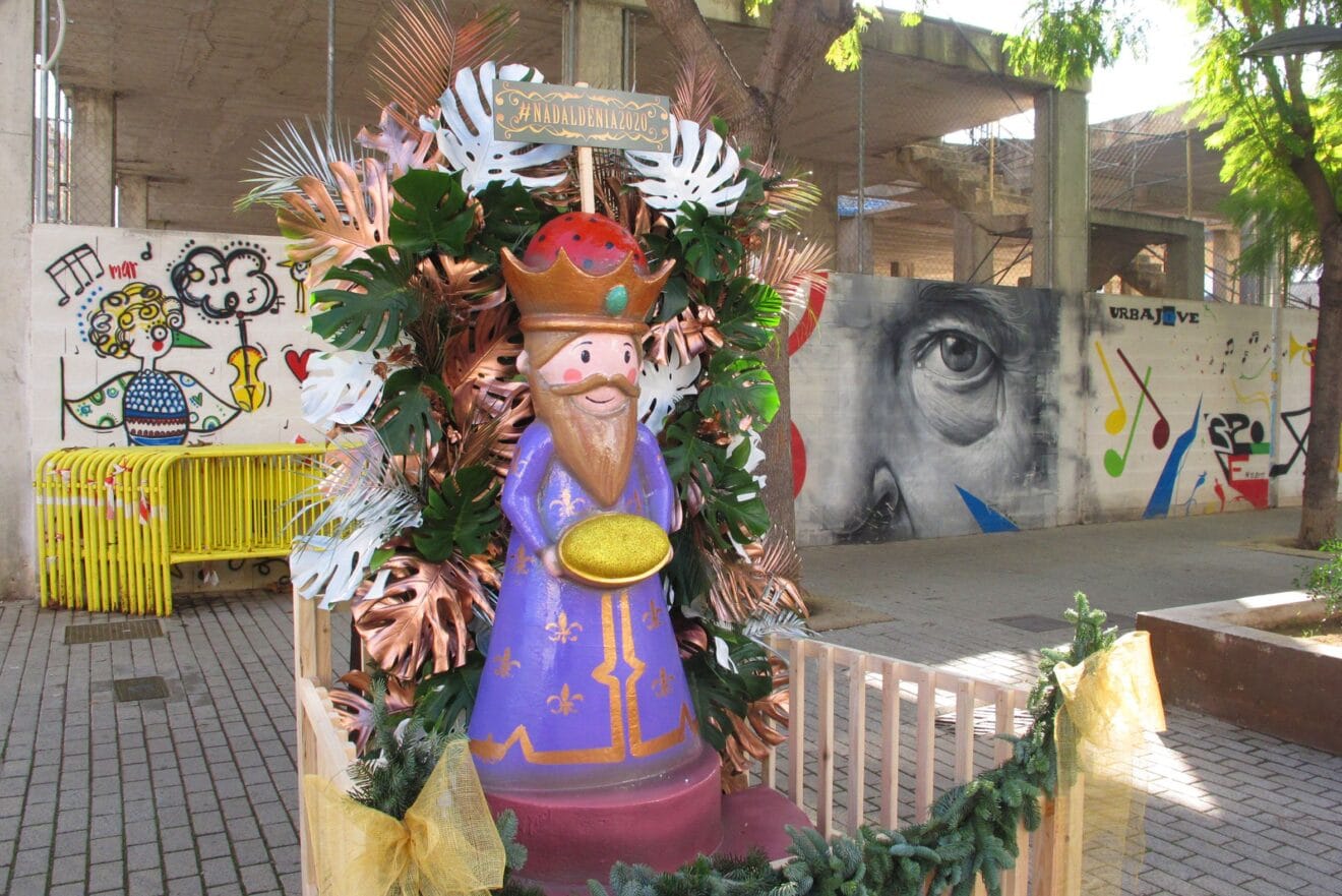 Un rey mago es el monumento de Calle La Vía