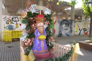 Un rey mago es el monumento de Calle La Vía
