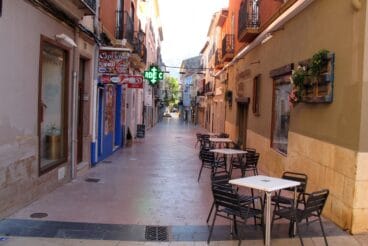 Calle Loreto en diciembre de 2020