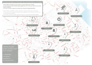 Mapa de ubicación de los ‘ninots’ navideños