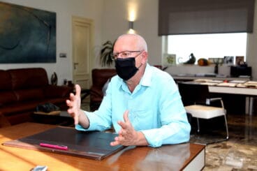 vicent grimalt alcalde de denia durante una entrevista concedida en septiembre a este medio
