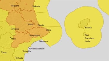 alerta naranja por viento en denia