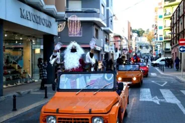 Cabalgata sorpresa de los Reyes Magos en Dénia
