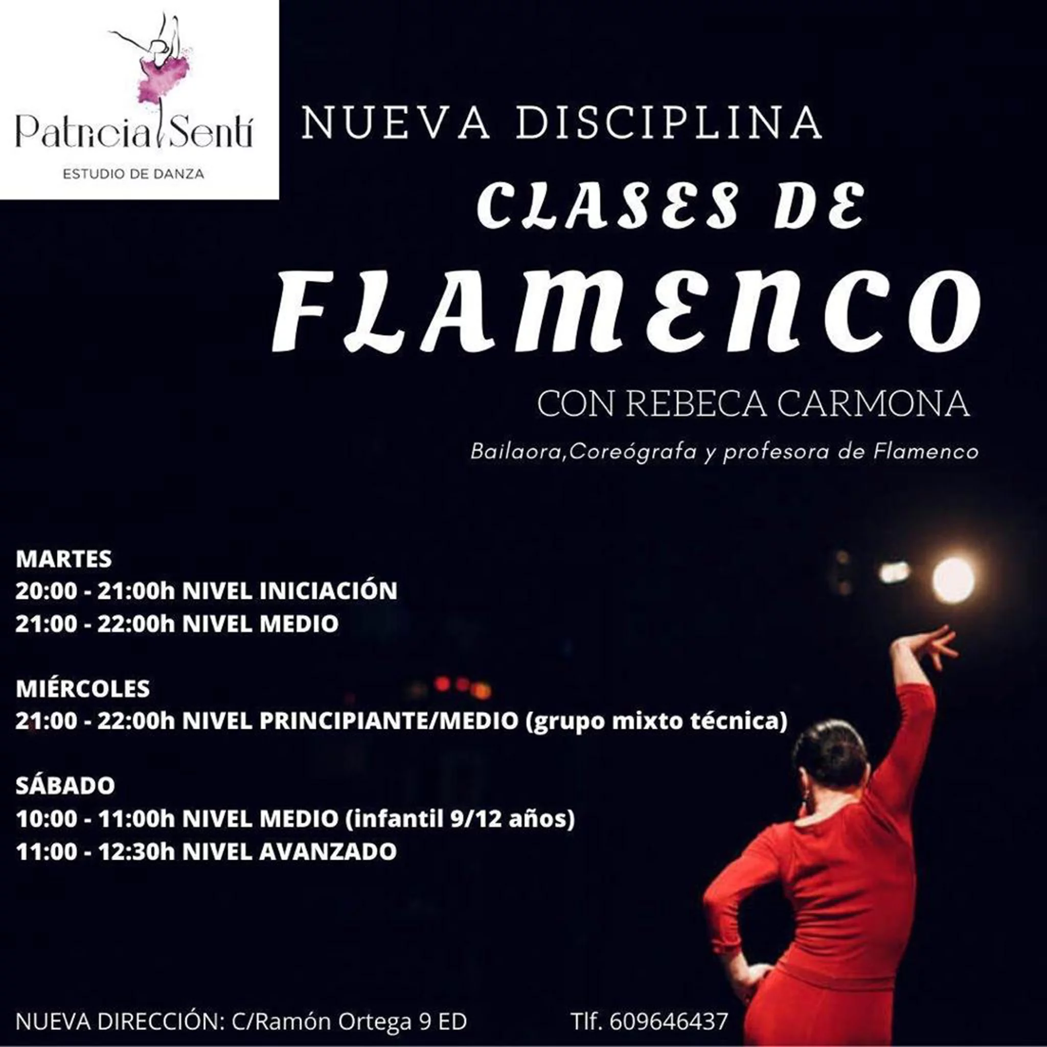 Clases de flamenco en Dénia – Estudio de Danza Patricia Sentí