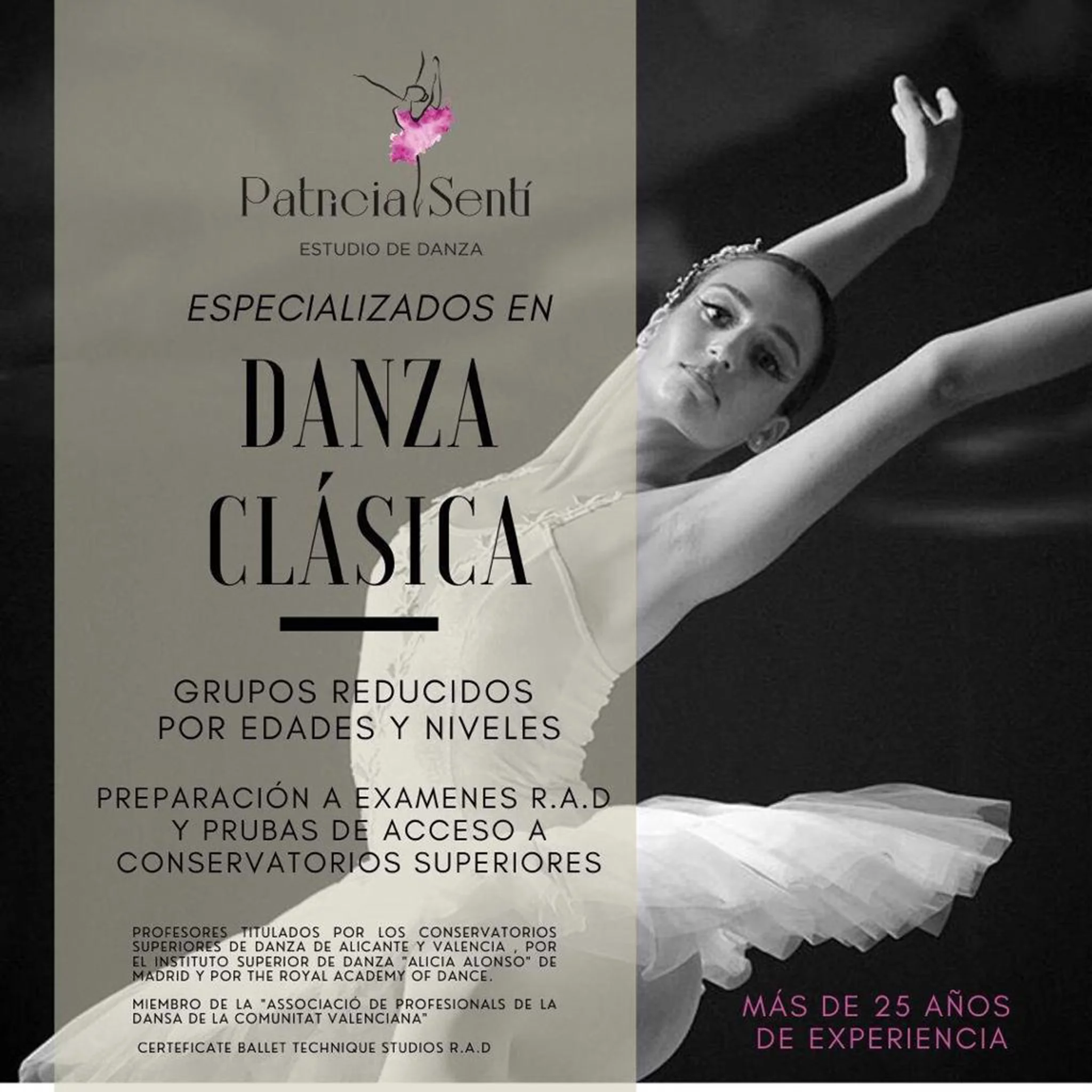 Clases de danza clásica en Dénia – Estudio de Danza Patricia Sentí