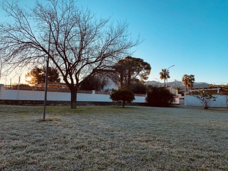 Estampa invernal de Dénia