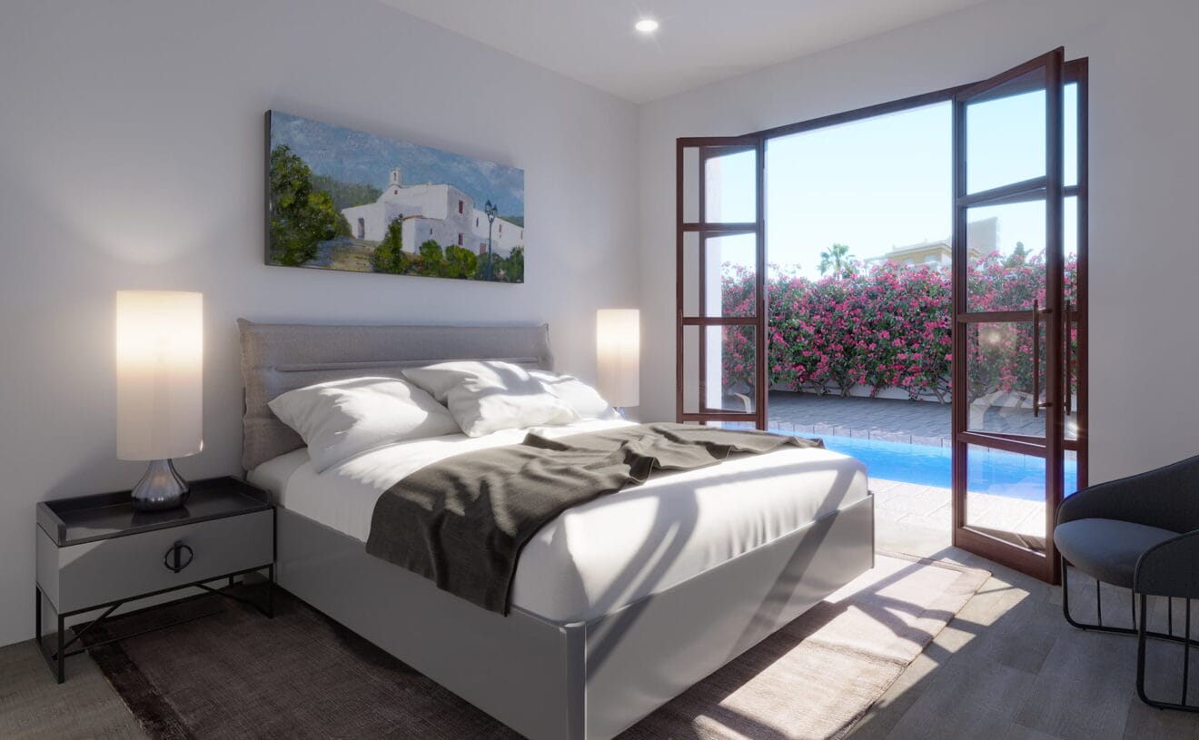 Habitación de un chalet en venta en Las Marinas en Dénia - Lucas Graf Projects