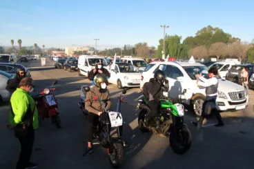 Manifestación de coches en Dénia de la hostelería 04