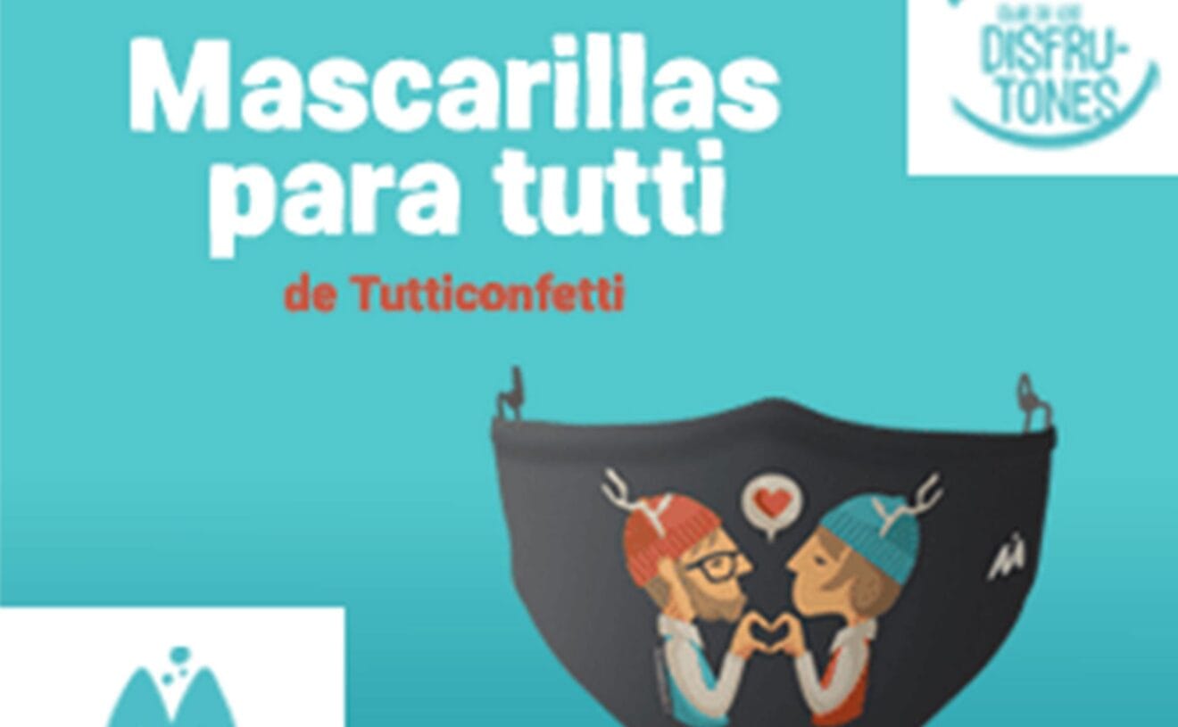 Mascarillas diseñadas por la artista Tutticonfetti - Portal de la Marina