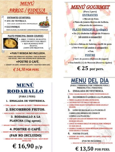 Menús para llevar y a domicilio en Dénia – Bodega del Puerto