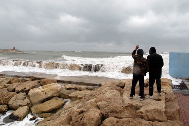 temporal de enero de 2021 en denia 06