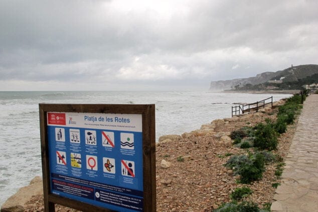 temporal de enero de 2021 en denia 32