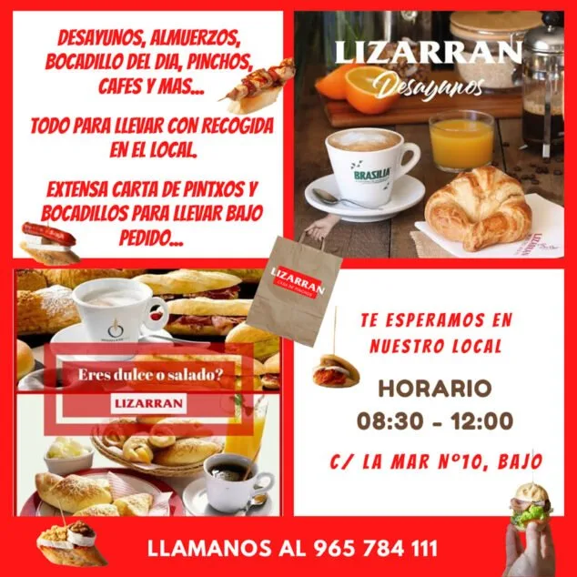 Imagen: Comida para llevar en Dénia - Lizarrán