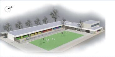 proyecto de aulario del pou de la muntanya