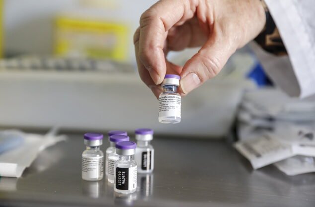 Imagen: Vacuna Pfizer distribuida en la Comunitat Valenciana