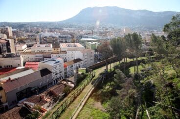 vista de denia desde el castillo
