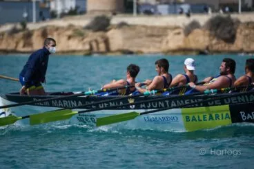 dos platas para el club de rem marina de denia en calp