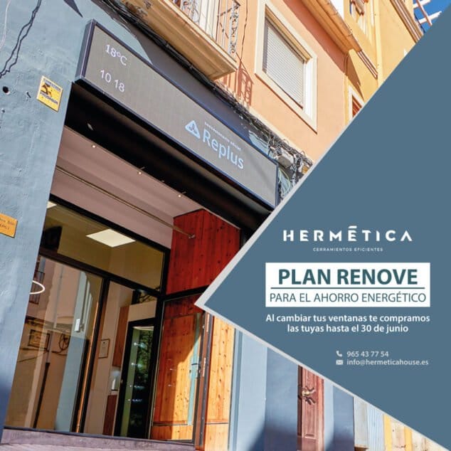 Imagen: Plan Renove de ventanas en Dénia - Hermética