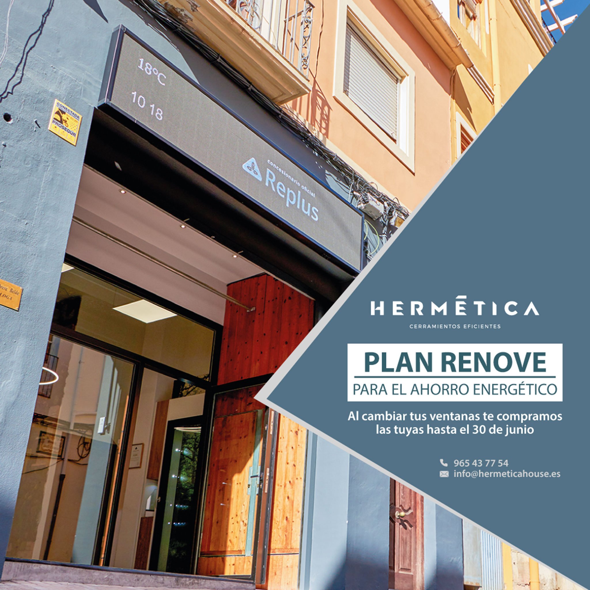 Plan Renove de ventanas en Dénia – Hermética