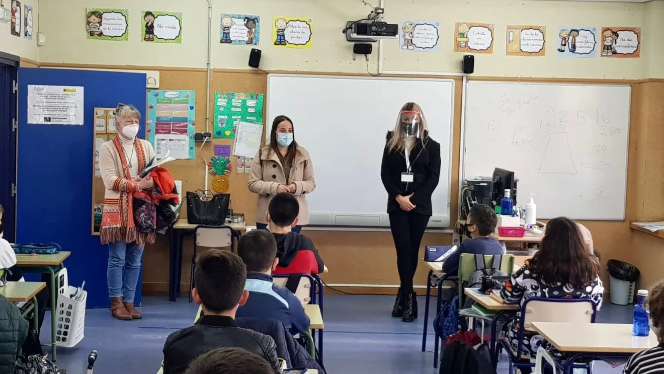 Taller en el colegio Llebeig