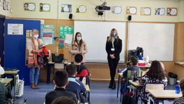 Taller en el colegio Llebeig