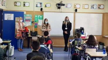 Taller en el colegio Llebeig