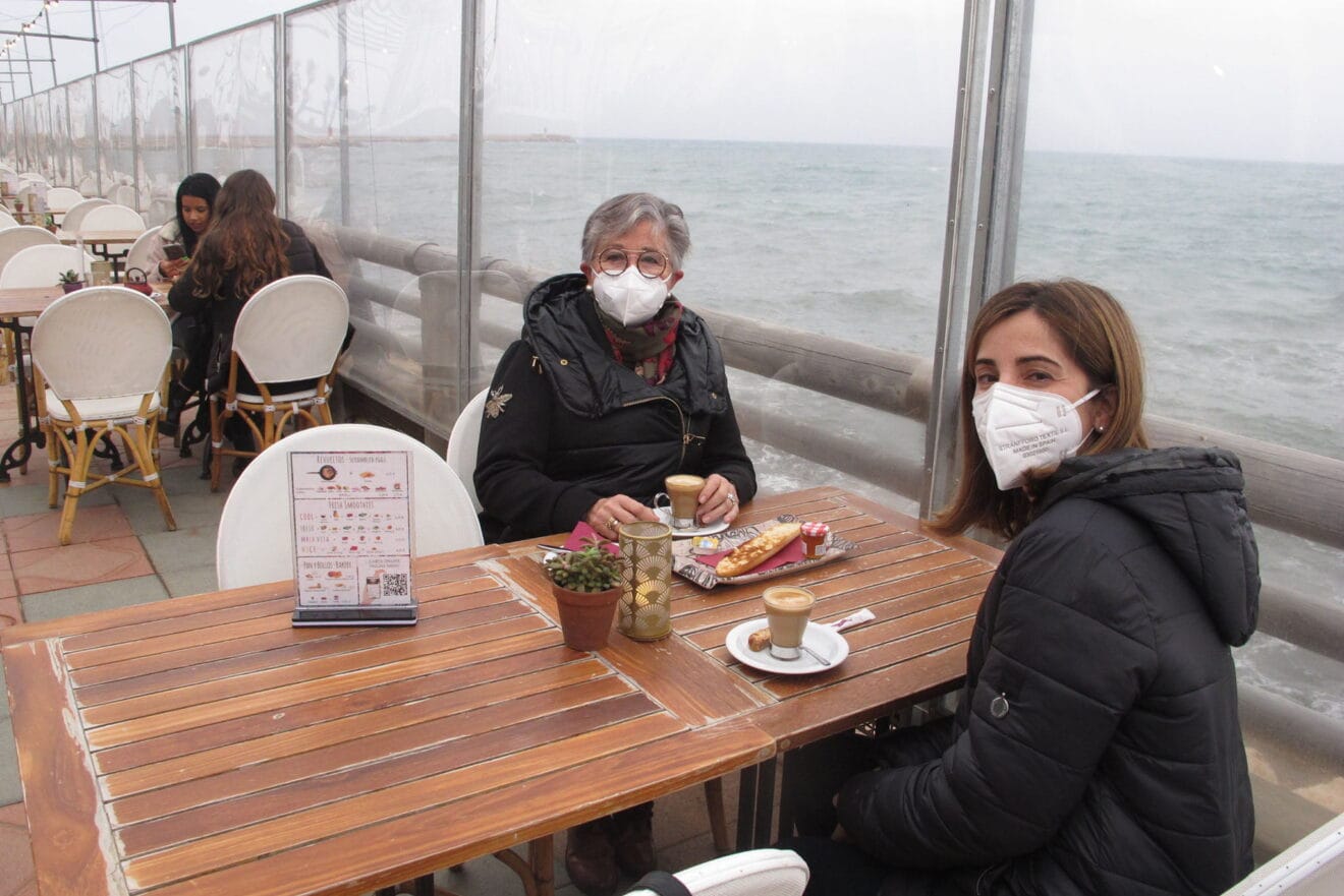 Terraza en la Marina de Dénia