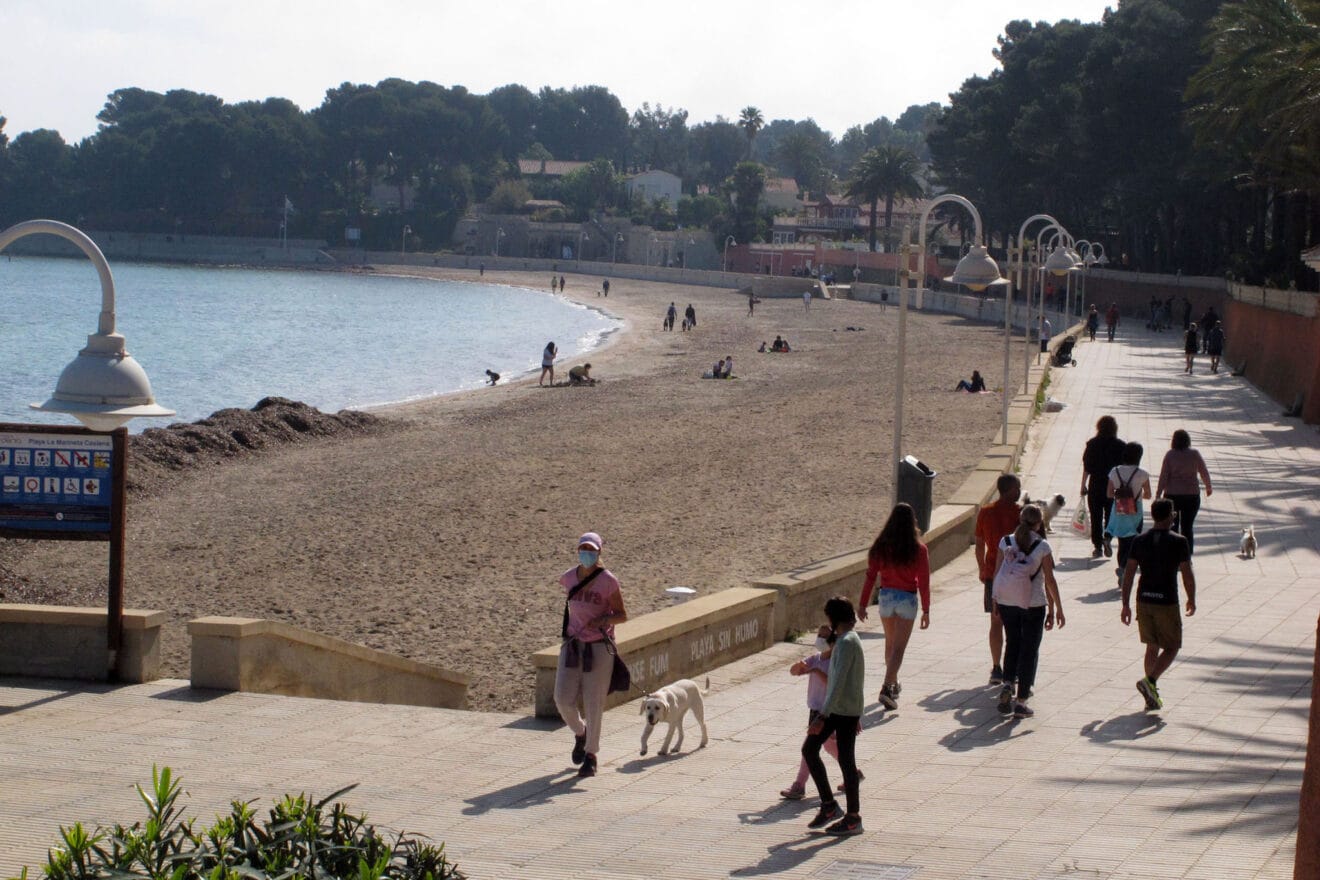 Ambiente en Dénia durante la Pascua 2021 02