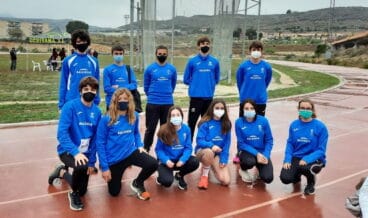 Deportistas de Dénia en la prueba de Elda