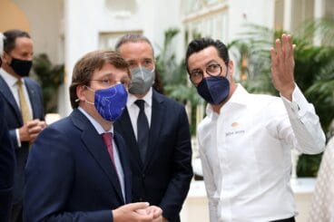 Quique Dacosta en la inauguración del Mandarin Oriental Ritz