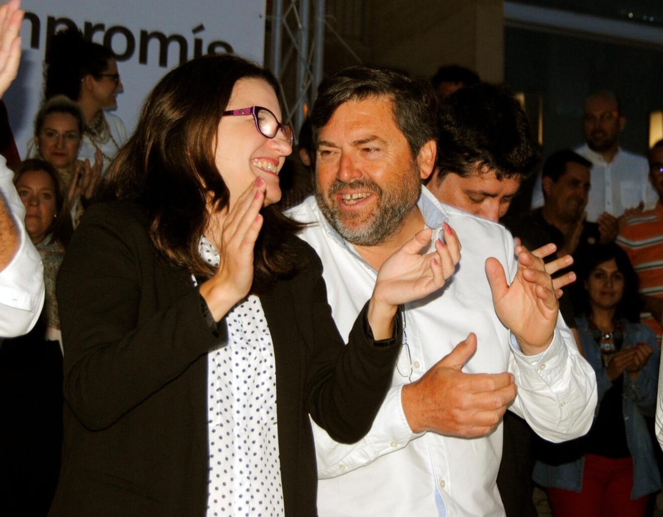Monica Oltra y Rafa Carrió