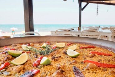 Comer paella en la playa de Dénia  – Restaurant Noguera