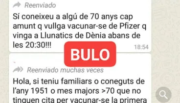 portada bulo que circula por whatsapp